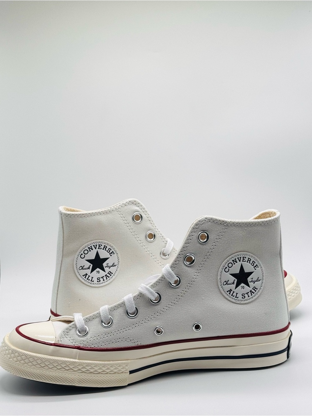 Converse Chuck 70 High Top White Garnet Egret Men’s 6 Women’s 8 New